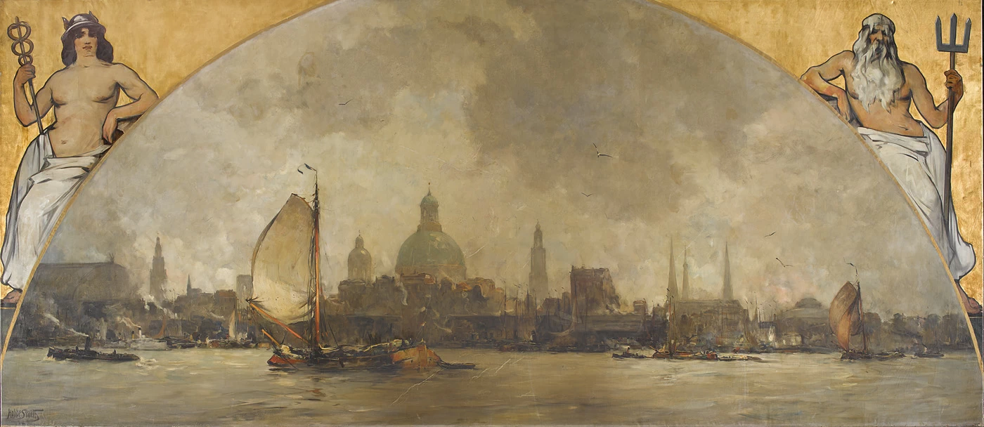 Vista dell'IJ di fronte ad Amsterdam - Amsterdam Museum